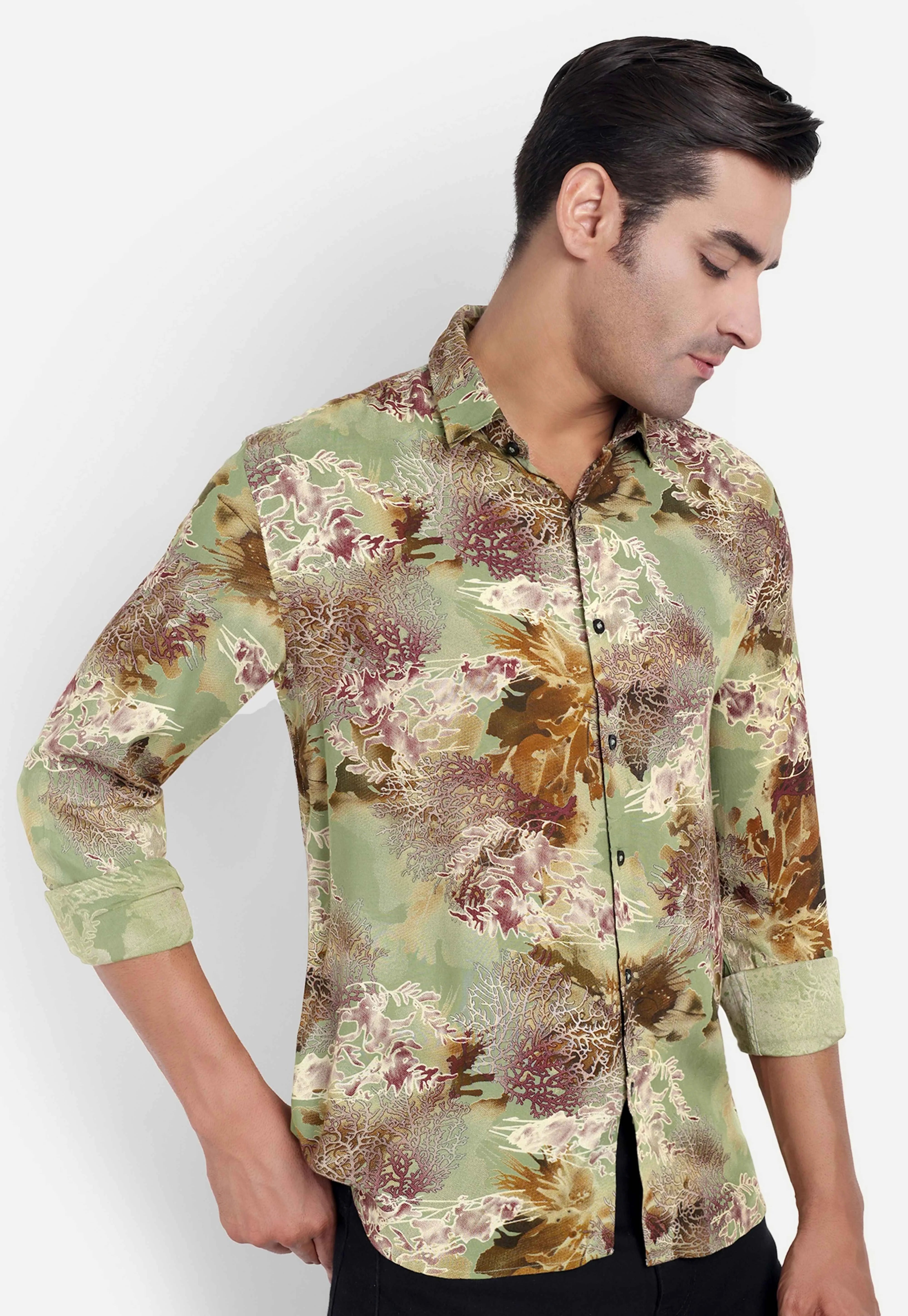 Forest Green Full Sleeve Shirt